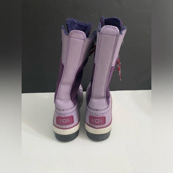 UGG AUSTRALIA Women's Baroness Lace-up Purple Mid-top Boots #1001743 US 7/EU 38 - Picture 8 of 10
